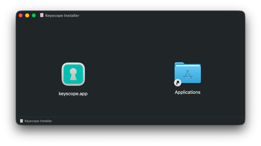 macOS Drag and Drop Installation